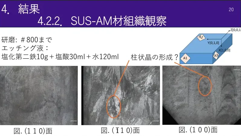 プロメシアン社が顕微鏡観察により金属の分析を実行可能であることをアピールします。