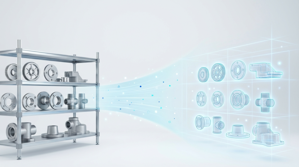 digital inventory在庫デジタル化 在庫デジタル化により在庫を「持つ」時代から、「呼び出す」時代へ