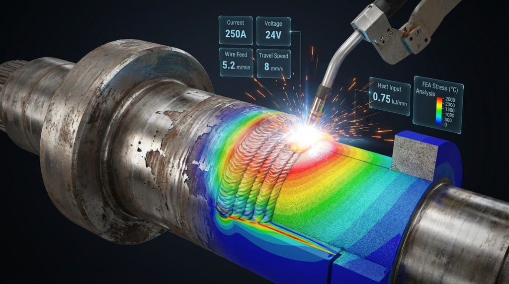 CAE解析を用いてAM補修・複製を事前に評価することが可能です。